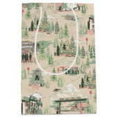 Sac Cadeau Moyen Motif des emplacements de derry (Devant)