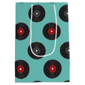 Sac Cadeau Moyen Motif des enregistrements Retro Jukebox (Dos)