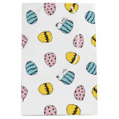 Sac Cadeau Moyen Motif des oeufs de Pâques Snoopy (Devant)