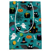 Sac Cadeau Moyen Motif d'Halloween (Devant)