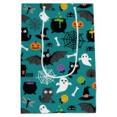 Sac Cadeau Moyen Motif d'Halloween (Dos)