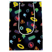 Sac Cadeau Moyen Motif d'icône de véhicule Batwheel™ (Dos)