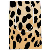 Sac Cadeau Moyen Motif d'impression Cheetah (Devant)