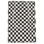 Sac Cadeau Moyen motif d'indicateur À damiers (Devant)