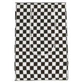 Sac Cadeau Moyen motif d'indicateur À damiers (Dos)