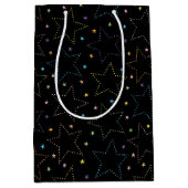 Sac Cadeau Moyen Motif du ciel de nuit étoilé (Devant)