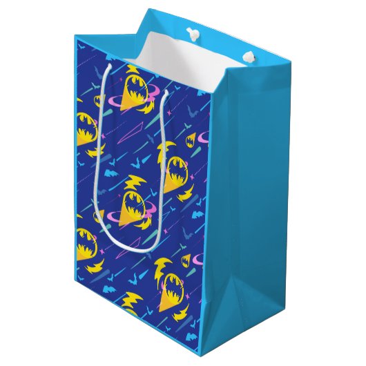 Sac Cadeau Moyen Motif du signal de chauve-souris Batman (Devant Angle)