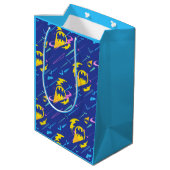 Sac Cadeau Moyen Motif du signal de chauve-souris Batman (Dos Angle)