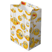 Sac Cadeau Moyen Motif Emoji (Dos Angle)
