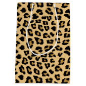Sac Cadeau Moyen Motif Empreinte de léopard (Dos)