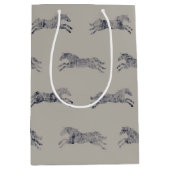 Sac Cadeau Moyen Motif équestre classique (Devant)