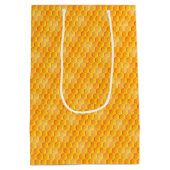 Sac Cadeau Moyen Motif Golden Honeypeb (Dos)