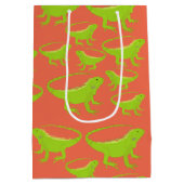 Sac Cadeau Moyen Motif Iguana Lizard (Dos)
