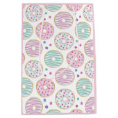 Sac Cadeau Moyen Motif mignon de beigne coloré (Devant)