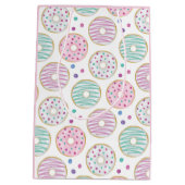 Sac Cadeau Moyen Motif mignon de beigne coloré (Dos)