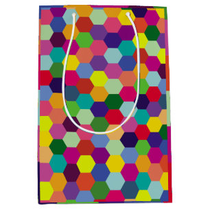 Sac Cadeau Moyen Motif Moderne Colorful - Housseur de printemps mod