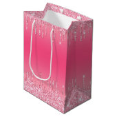 Sac Cadeau Moyen Motif Pastèque (Devant Angle)