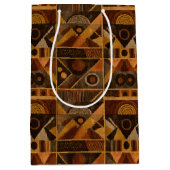 Sac Cadeau Moyen Motif rayure rustique du Sud-Ouest (4) (Devant)