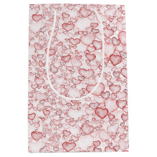 Sac Cadeau Moyen motif sans couture à l'aquarelle