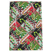 Sac Cadeau Moyen Motif sucre de canne (Devant)