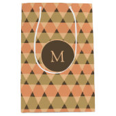 Sac Cadeau Moyen Motif Triangles (Devant)