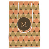 Sac Cadeau Moyen Motif Triangles (Dos)