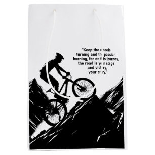 Sac Cadeau Moyen Motivational Bike Sport pour vous inspirer sur mes