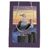 Sac Cadeau Moyen Mouettes de côte de l'Orégon (Dos)