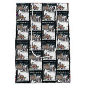 Sac Cadeau Moyen Mr. & Mrs. Claus How it All Began (Dos)