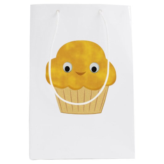 Sac Cadeau Moyen Muffin de maïs caricaturé mignon (Devant)