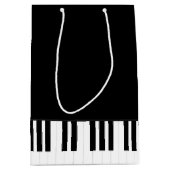 SAC CADEAU MOYEN MUSIQUE DE PIANO (Devant)