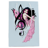 Sac Cadeau Moyen Musique Note Fée (Devant)
