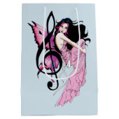 Sac Cadeau Moyen Musique Note Fée (Dos)