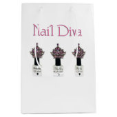 Sac Cadeau Moyen Nail Diva  (Devant)
