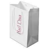 Sac Cadeau Moyen Nail Diva  (Dos Angle)