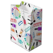 Sac Cadeau Moyen Nails Manicure Pedicure Beauty Salon  (Dos Angle)