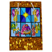 Sac Cadeau Moyen Nativité (Devant)
