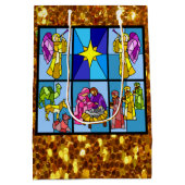 Sac Cadeau Moyen Nativité (Dos)
