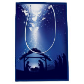 Sac Cadeau Moyen Nativité de Noël (Devant)