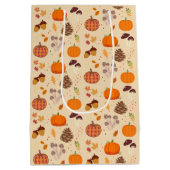 Sac Cadeau Moyen Nature d'automne (Dos)
