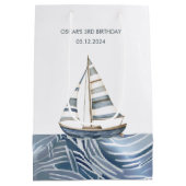 Sac Cadeau Moyen Nautique voilier (Dos)