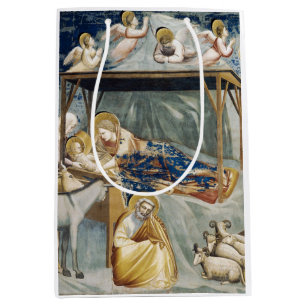 Sac Cadeau Moyen Navitité (Naissance de Jésus-Christ) (par Giotto)