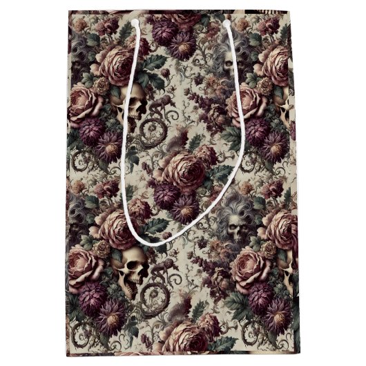 Sac Cadeau Moyen Né à Bloom - gothique victorien (Devant)