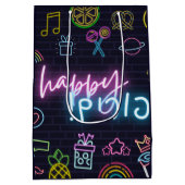 Sac Cadeau Moyen Neon Purim (Dos)