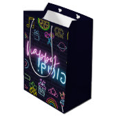 Sac Cadeau Moyen Neon Purim (Dos Angle)