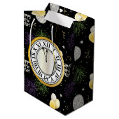 Sac Cadeau Moyen New Year Party Balloons (Dos Angle)
