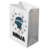 Sac Cadeau Moyen Ninja Boy (Dos Angle)
