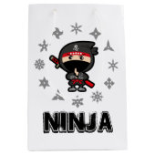 Sac Cadeau Moyen Ninja Boy (Devant)