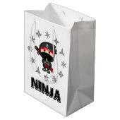 Sac Cadeau Moyen Ninja Boy (Dos Angle)