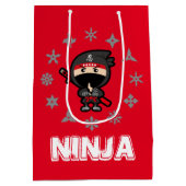 Sac Cadeau Moyen Ninja Boy Noël (Dos)